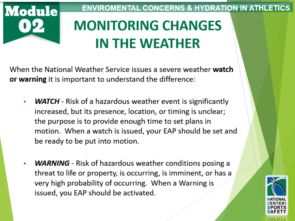 module-2-weather | National Center for Sports Safety