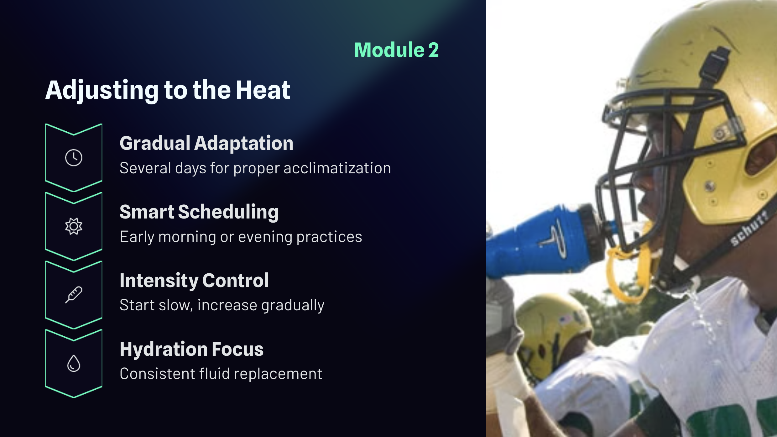 Adjusting to the Heat | National Center for Sports Safety